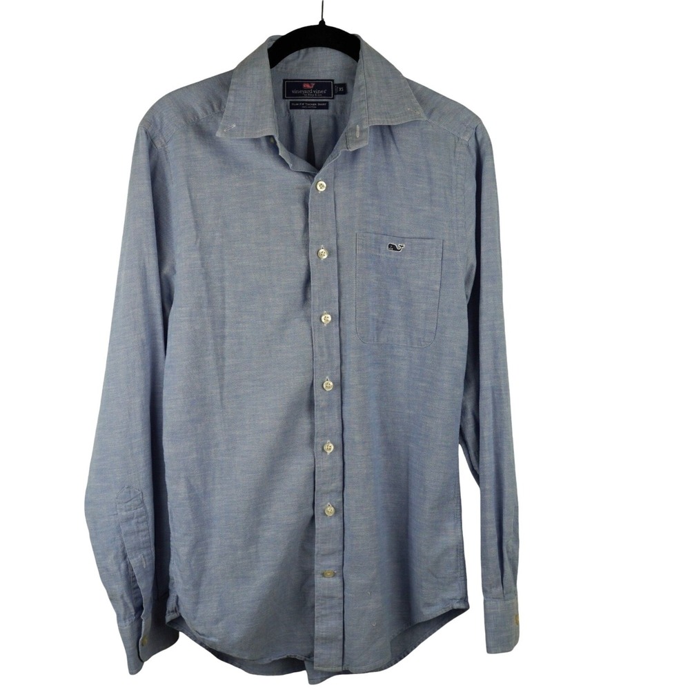 Vineyard Vines Slim Fit Tucker‎ Shirt XS Mens Long Sleeve
